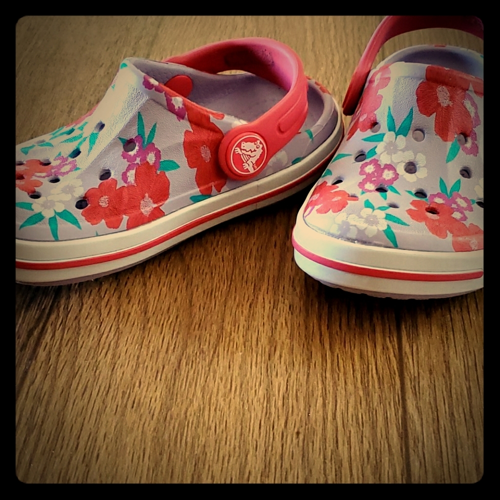Baby Floral Mini Crocs
